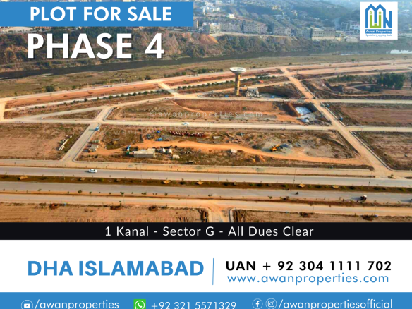 Kanal Plot For Sale In DHA Phase 4 Islamabad