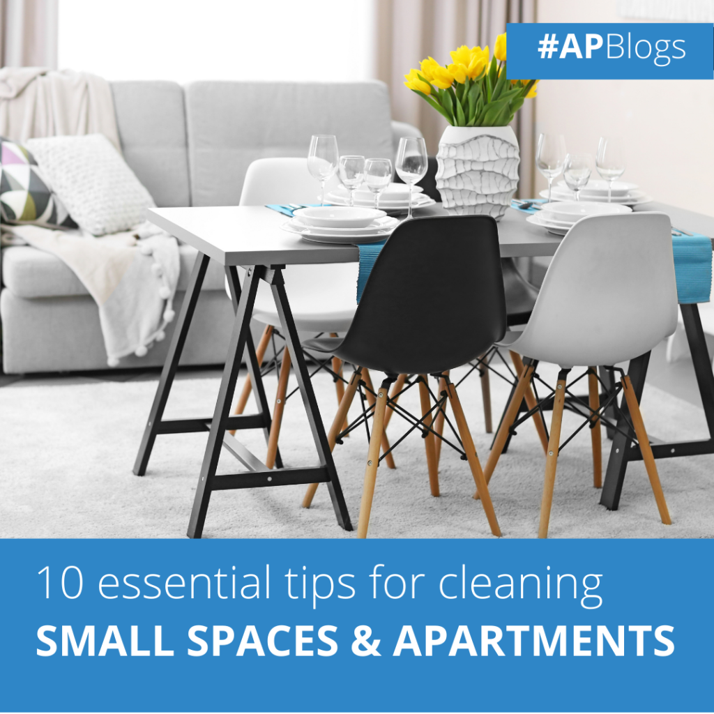 10 essential tips for cleaning small spaces and apartments - Awan Properties